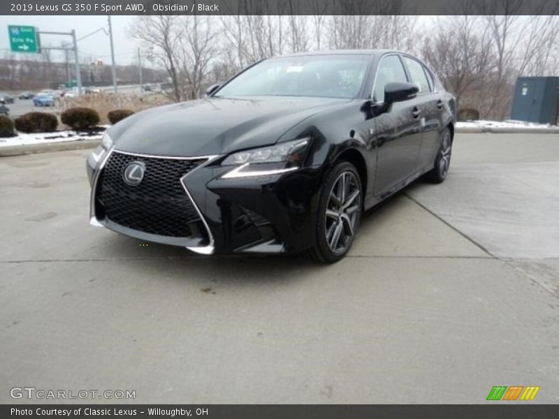 Obsidian / Black 2019 Lexus GS 350 F Sport AWD