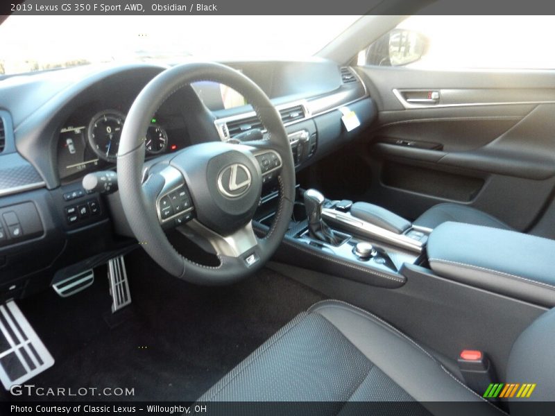 Obsidian / Black 2019 Lexus GS 350 F Sport AWD