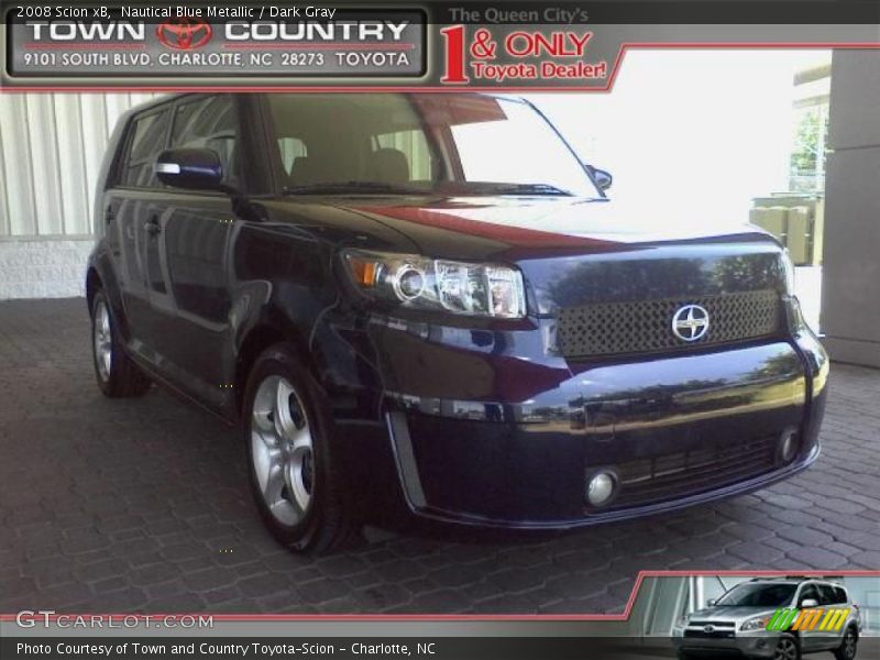 Nautical Blue Metallic / Dark Gray 2008 Scion xB