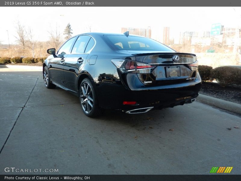 Obsidian / Black 2019 Lexus GS 350 F Sport AWD