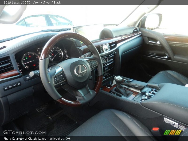 Atomic Silver / Black 2019 Lexus LX 570