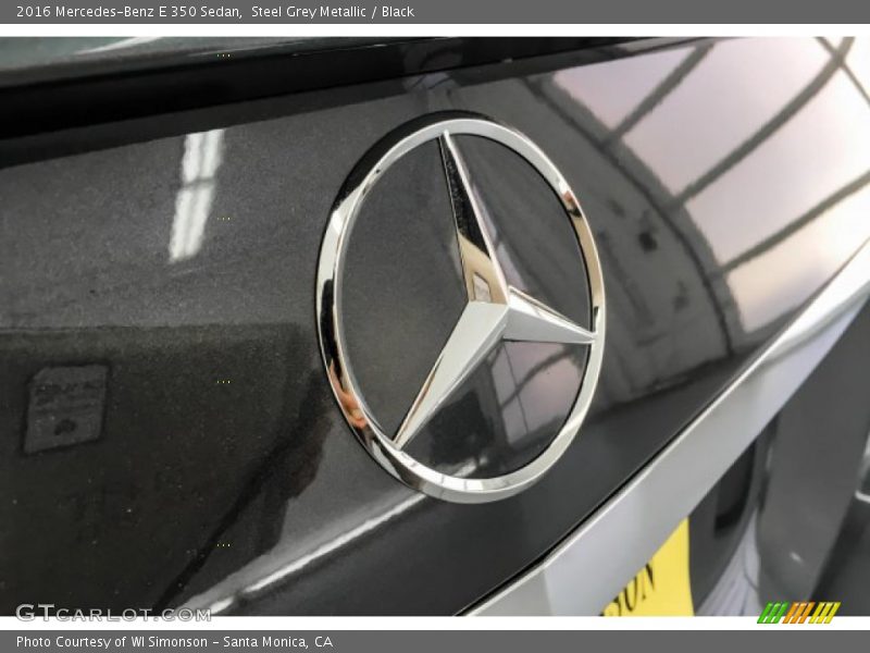 Steel Grey Metallic / Black 2016 Mercedes-Benz E 350 Sedan