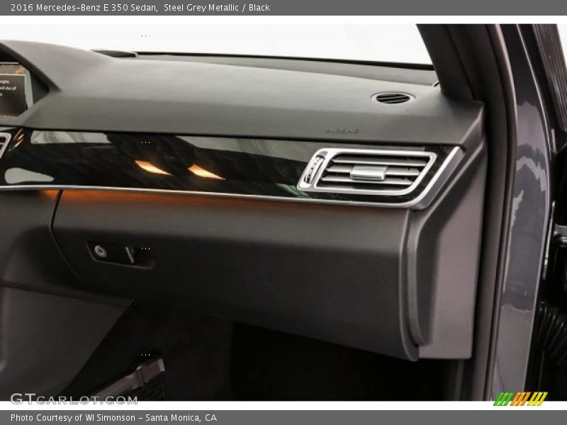 Steel Grey Metallic / Black 2016 Mercedes-Benz E 350 Sedan