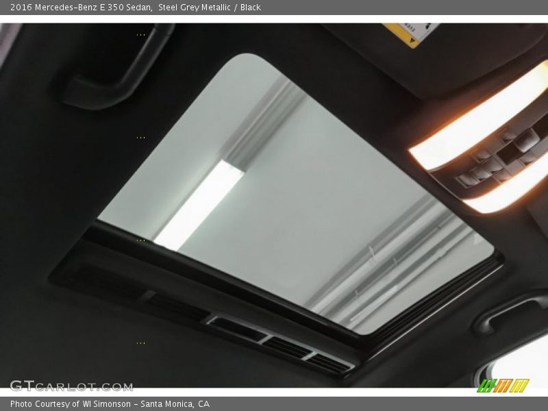 Steel Grey Metallic / Black 2016 Mercedes-Benz E 350 Sedan