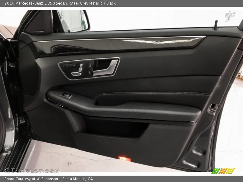 Steel Grey Metallic / Black 2016 Mercedes-Benz E 350 Sedan