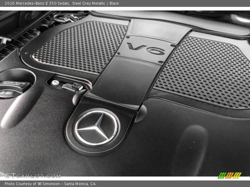 Steel Grey Metallic / Black 2016 Mercedes-Benz E 350 Sedan