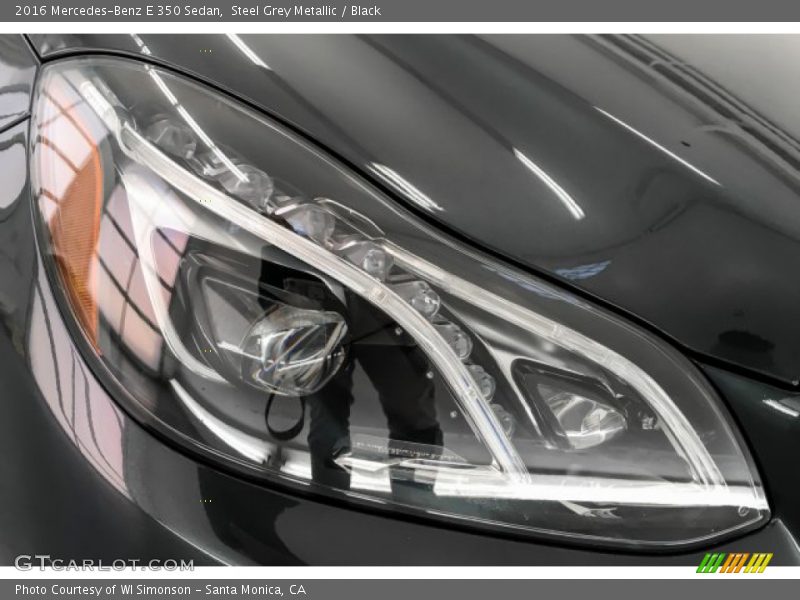 Steel Grey Metallic / Black 2016 Mercedes-Benz E 350 Sedan
