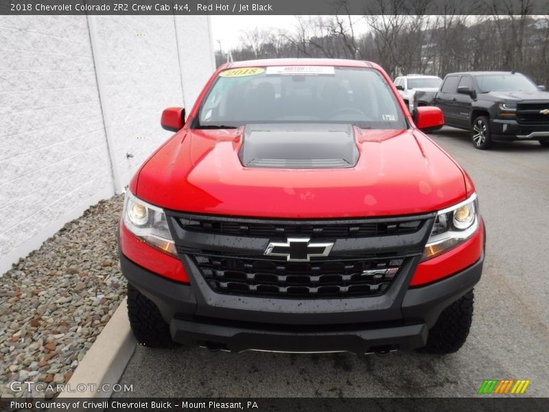 Red Hot / Jet Black 2018 Chevrolet Colorado ZR2 Crew Cab 4x4