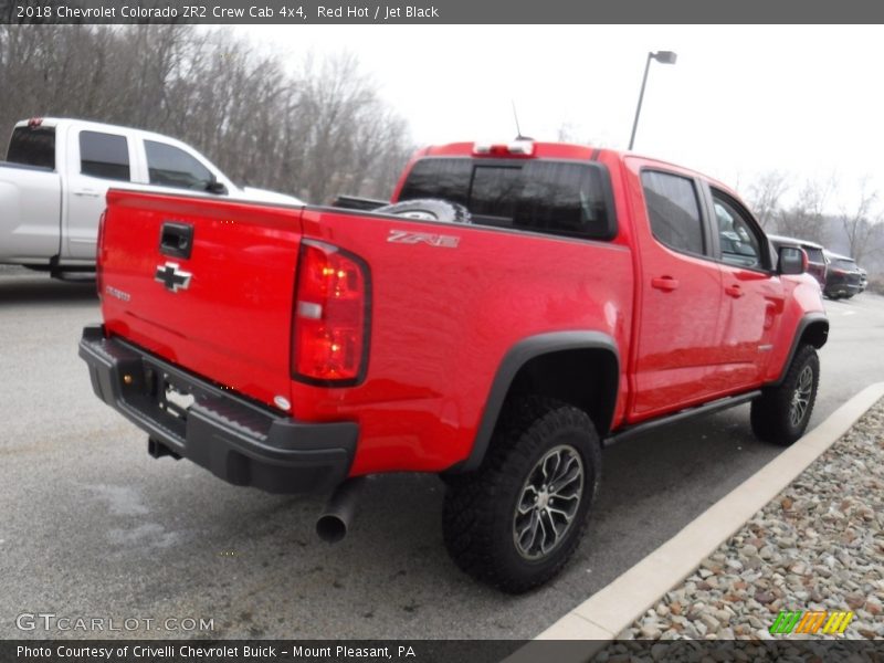 Red Hot / Jet Black 2018 Chevrolet Colorado ZR2 Crew Cab 4x4
