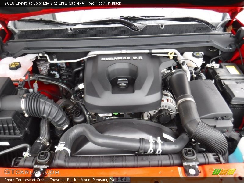  2018 Colorado ZR2 Crew Cab 4x4 Engine - 2.8 Liter DOHC 16-Valve Duramax Turbo-Diesel Inline 4 Cylinder