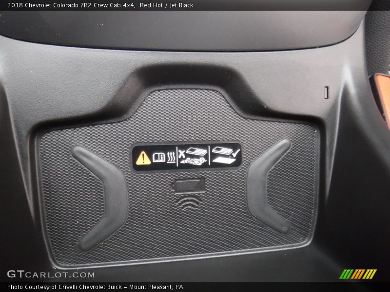 Red Hot / Jet Black 2018 Chevrolet Colorado ZR2 Crew Cab 4x4