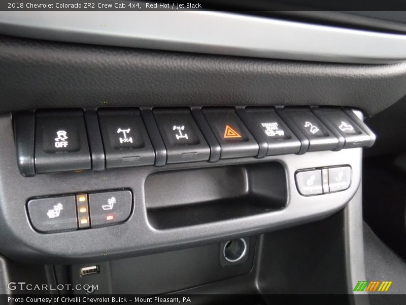Controls of 2018 Colorado ZR2 Crew Cab 4x4