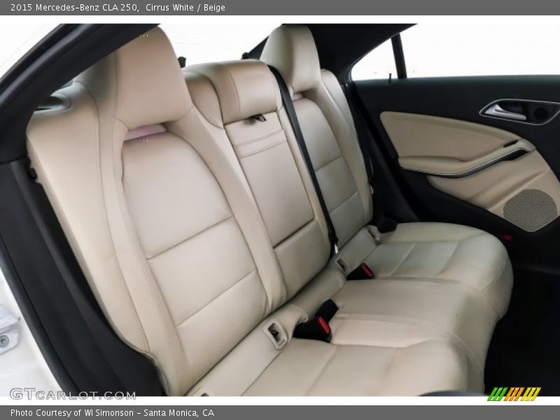 Cirrus White / Beige 2015 Mercedes-Benz CLA 250