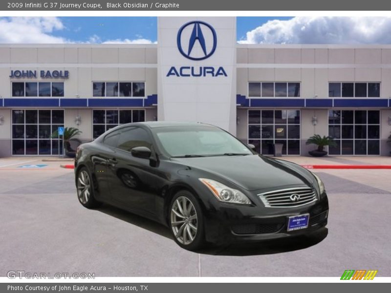 Black Obsidian / Graphite 2009 Infiniti G 37 Journey Coupe