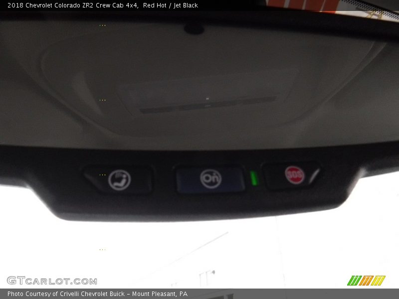 Red Hot / Jet Black 2018 Chevrolet Colorado ZR2 Crew Cab 4x4