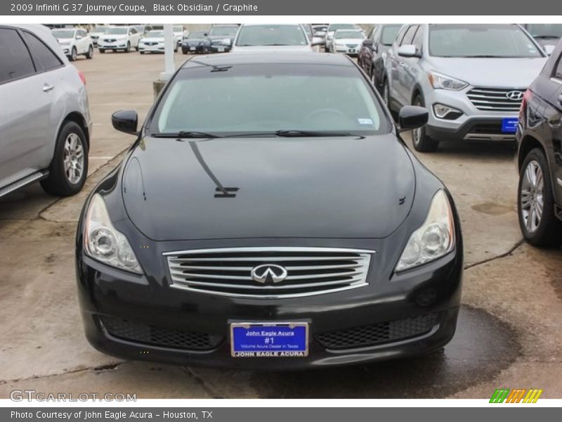 Black Obsidian / Graphite 2009 Infiniti G 37 Journey Coupe