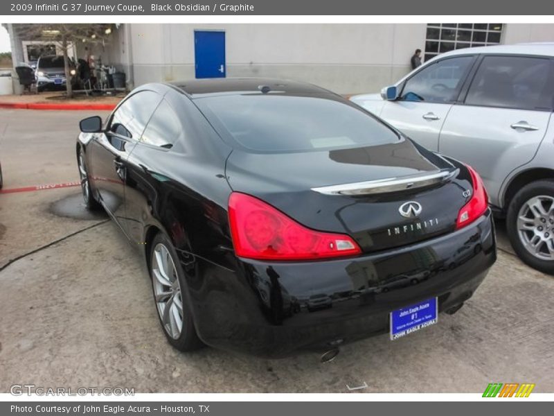 Black Obsidian / Graphite 2009 Infiniti G 37 Journey Coupe