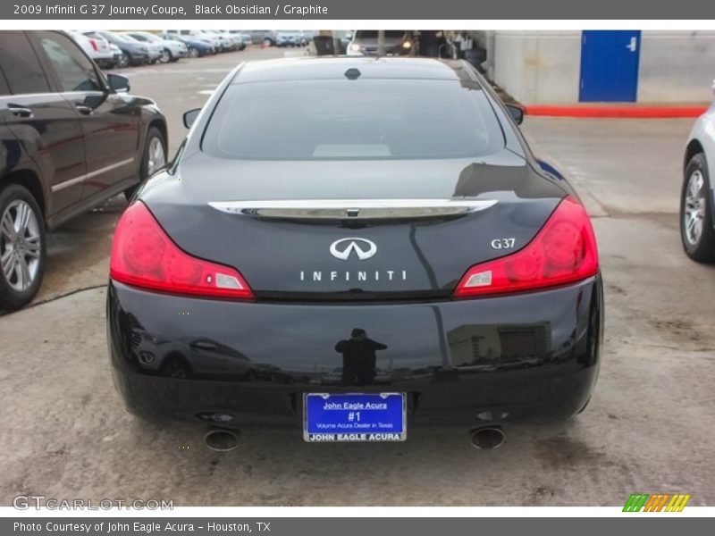Black Obsidian / Graphite 2009 Infiniti G 37 Journey Coupe