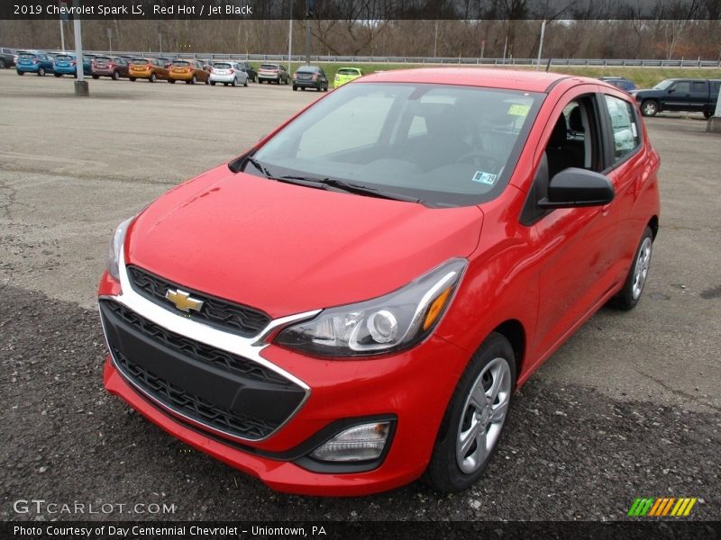 Red Hot / Jet Black 2019 Chevrolet Spark LS