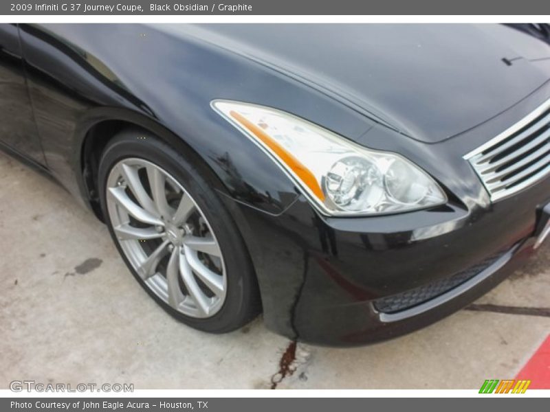 Black Obsidian / Graphite 2009 Infiniti G 37 Journey Coupe