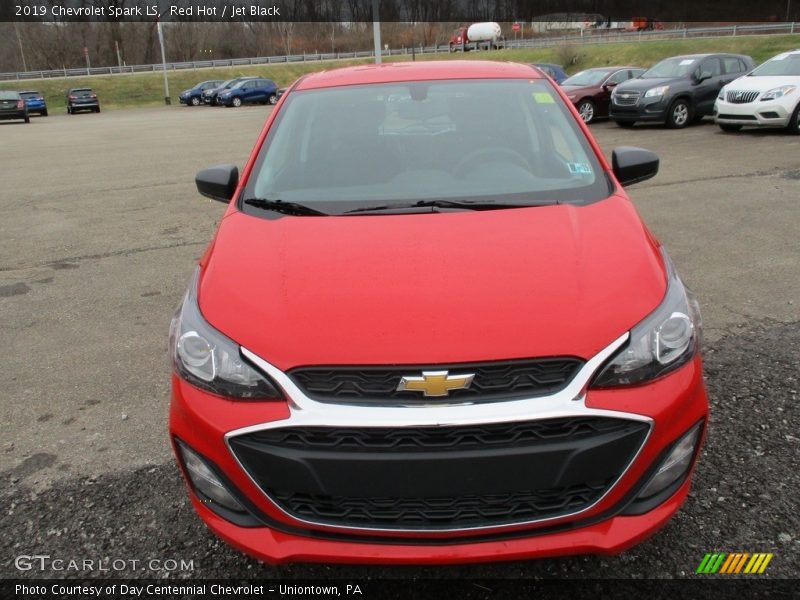 Red Hot / Jet Black 2019 Chevrolet Spark LS