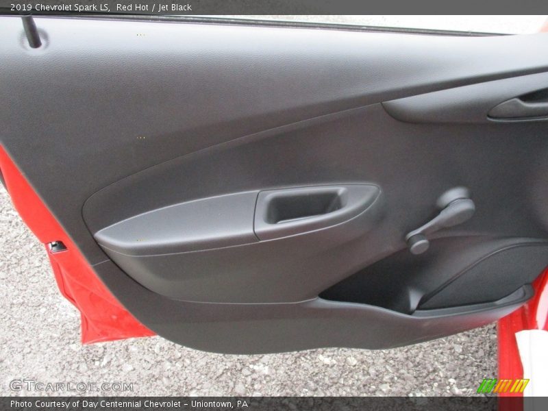 Red Hot / Jet Black 2019 Chevrolet Spark LS