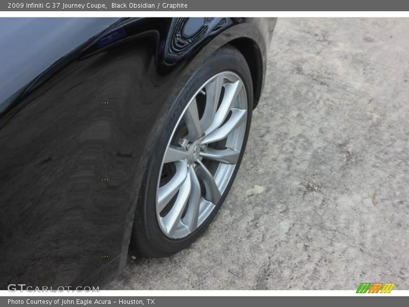 Black Obsidian / Graphite 2009 Infiniti G 37 Journey Coupe