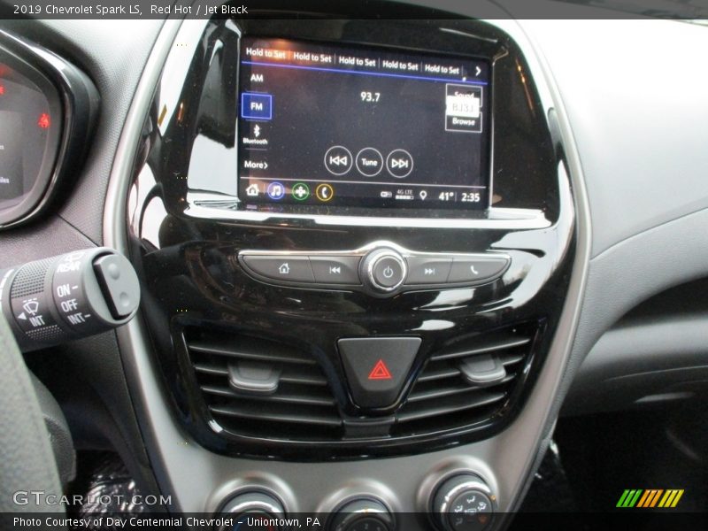 Red Hot / Jet Black 2019 Chevrolet Spark LS