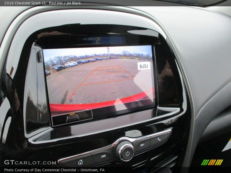 Red Hot / Jet Black 2019 Chevrolet Spark LS