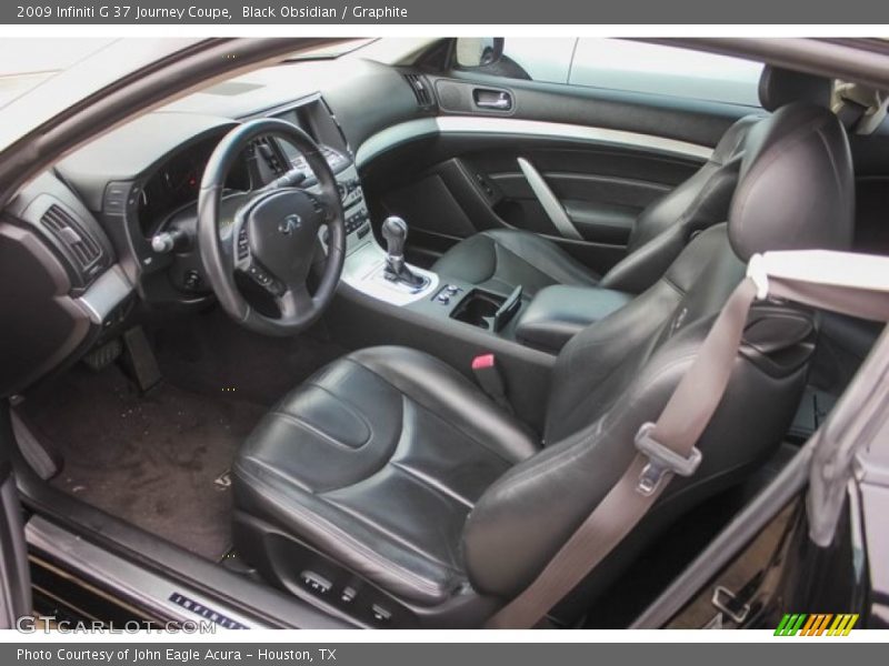 Black Obsidian / Graphite 2009 Infiniti G 37 Journey Coupe