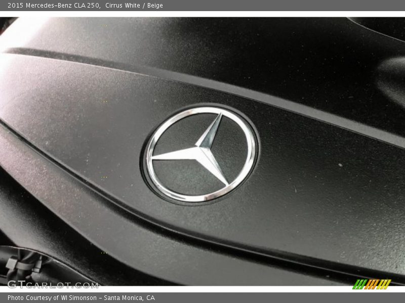 Cirrus White / Beige 2015 Mercedes-Benz CLA 250
