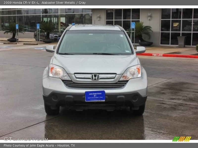 Alabaster Silver Metallic / Gray 2009 Honda CR-V EX-L