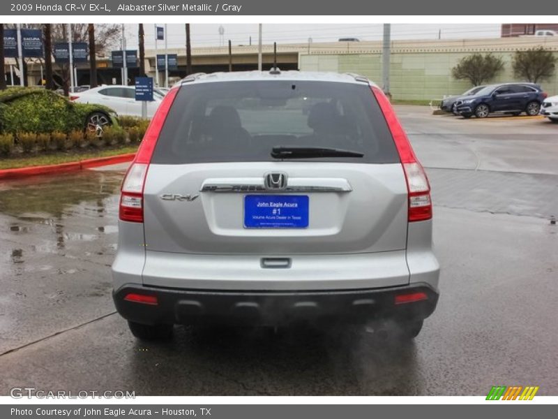 Alabaster Silver Metallic / Gray 2009 Honda CR-V EX-L