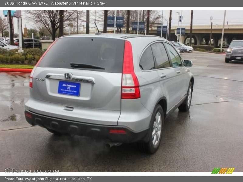 Alabaster Silver Metallic / Gray 2009 Honda CR-V EX-L