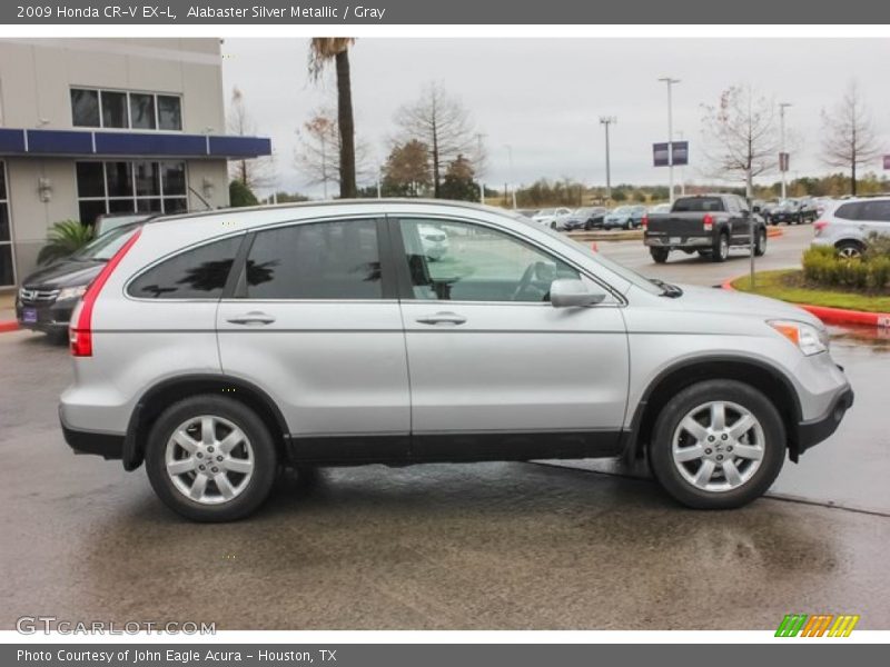 Alabaster Silver Metallic / Gray 2009 Honda CR-V EX-L