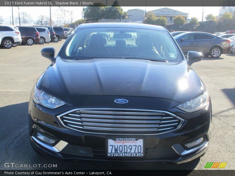 Shadow Black / Ebony 2017 Ford Fusion Hybrid SE