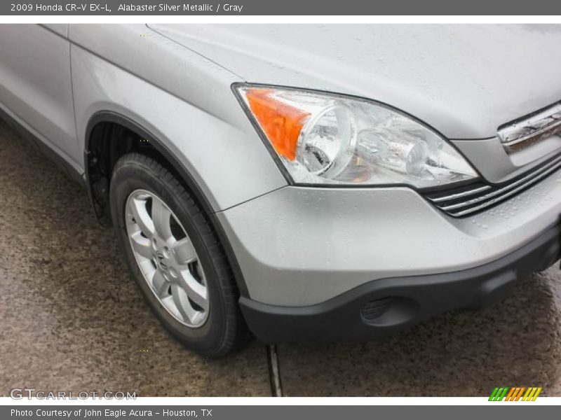 Alabaster Silver Metallic / Gray 2009 Honda CR-V EX-L