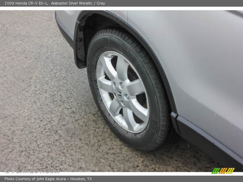 Alabaster Silver Metallic / Gray 2009 Honda CR-V EX-L