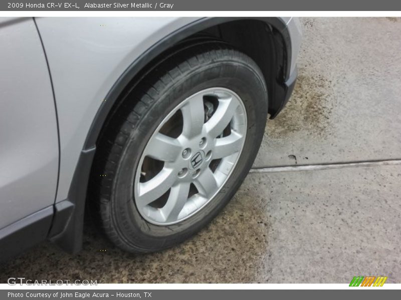 Alabaster Silver Metallic / Gray 2009 Honda CR-V EX-L