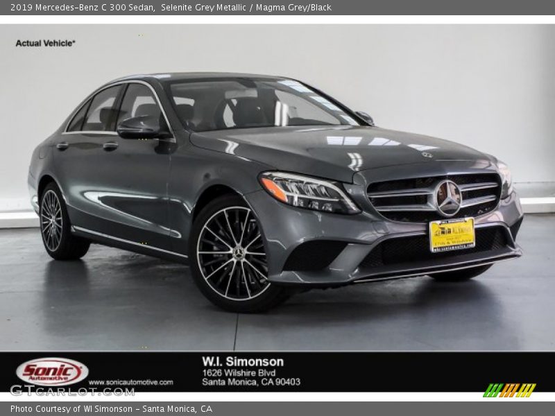Selenite Grey Metallic / Magma Grey/Black 2019 Mercedes-Benz C 300 Sedan