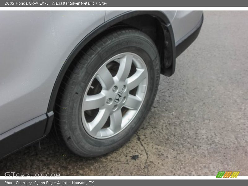 Alabaster Silver Metallic / Gray 2009 Honda CR-V EX-L