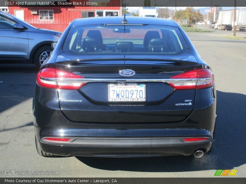 Shadow Black / Ebony 2017 Ford Fusion Hybrid SE