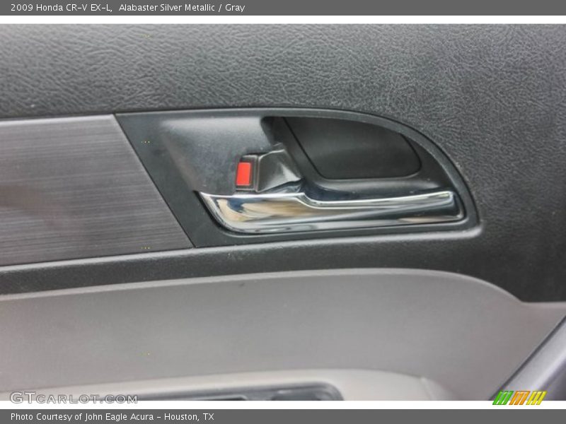 Alabaster Silver Metallic / Gray 2009 Honda CR-V EX-L