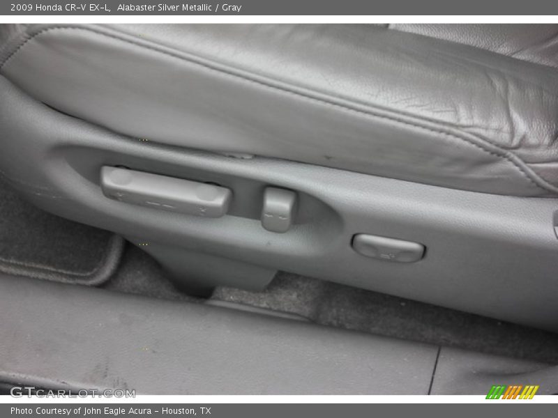 Alabaster Silver Metallic / Gray 2009 Honda CR-V EX-L