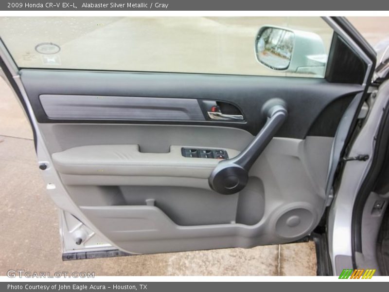 Alabaster Silver Metallic / Gray 2009 Honda CR-V EX-L