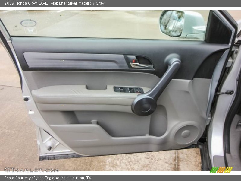 Alabaster Silver Metallic / Gray 2009 Honda CR-V EX-L