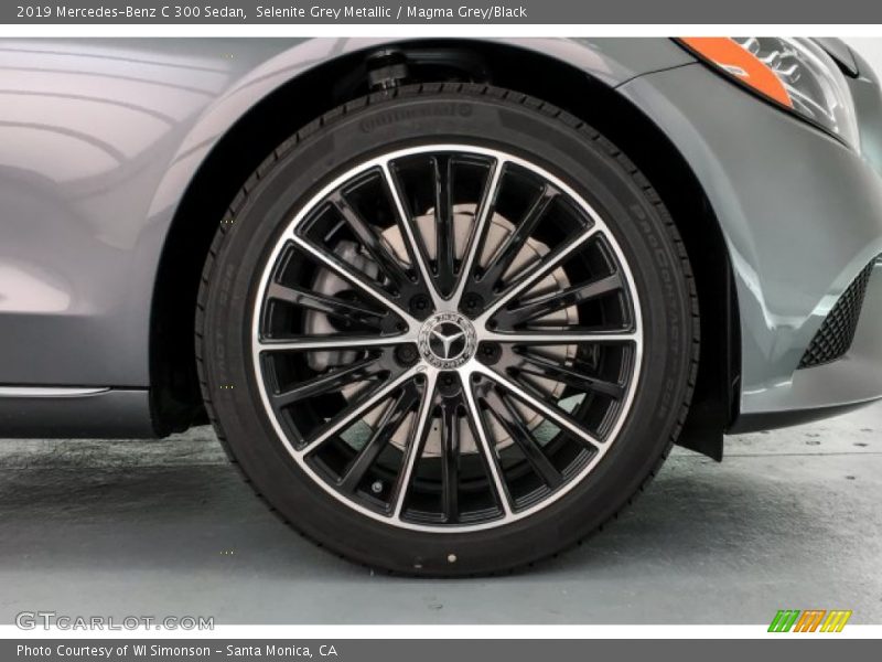 Selenite Grey Metallic / Magma Grey/Black 2019 Mercedes-Benz C 300 Sedan