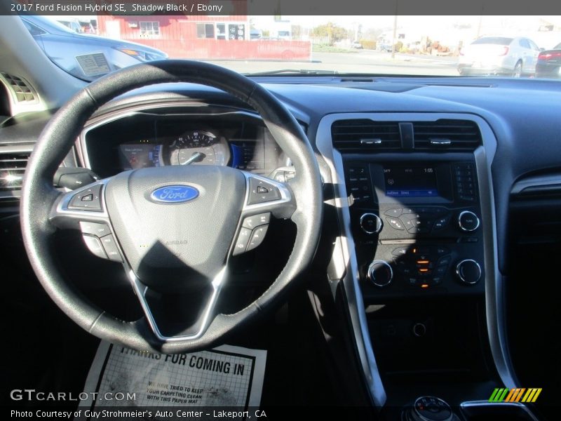 Shadow Black / Ebony 2017 Ford Fusion Hybrid SE