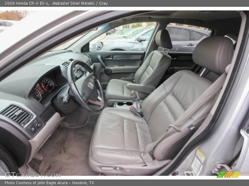 Alabaster Silver Metallic / Gray 2009 Honda CR-V EX-L
