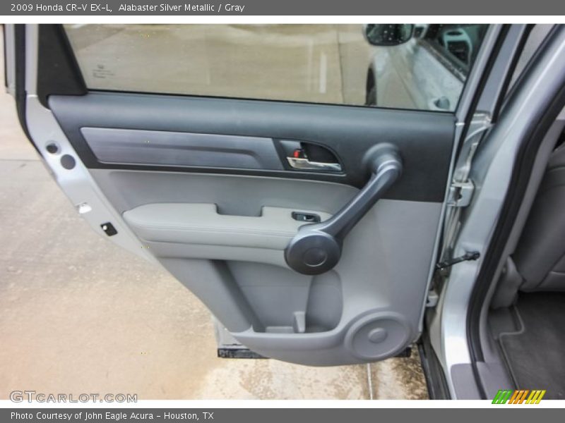 Alabaster Silver Metallic / Gray 2009 Honda CR-V EX-L